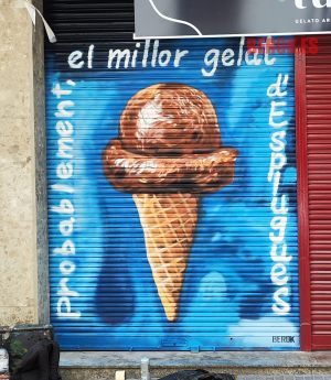 graffiti persiana helado